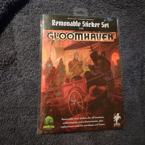 S/W NEW Gloomhaven Forgotten Circles, Solo Scenarios, and Removable Sticker Sets - Picture 11 of 14